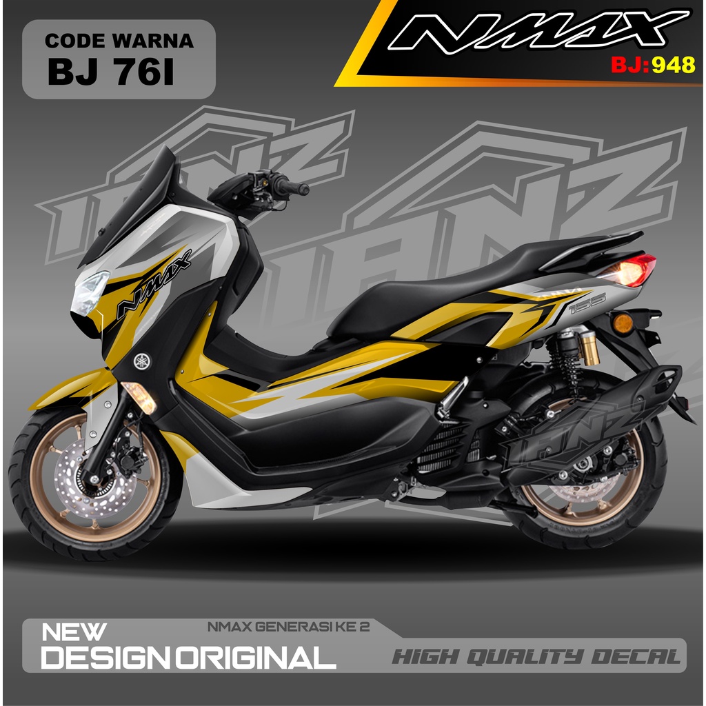 DECAL STICKER VARIASI NMAX FULL BODY MOTOR / DECAL FULL BODY NMAX / DECAL STIKER FULL BODY NMAX / STIKER DECAL NMAX TERBARU