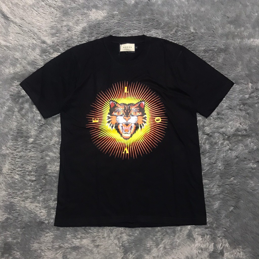 KAOS TSHIRT GUCCI WILDCAT HIGH MIRROR PREMIUM QUALITY