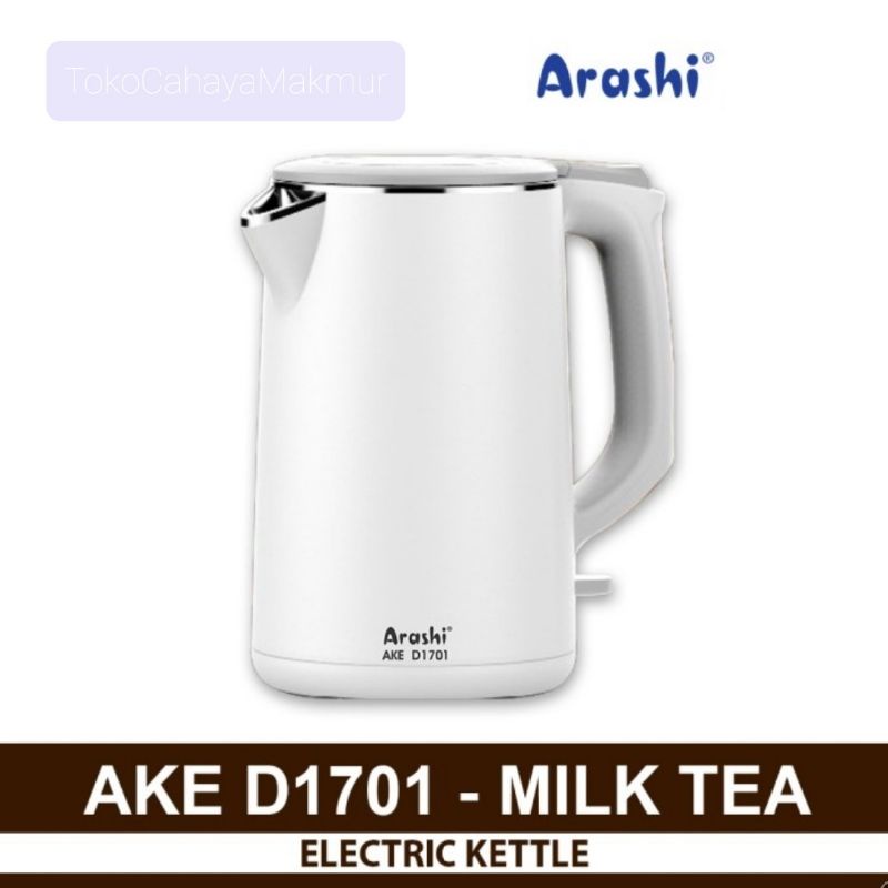 Arashi Kettle Listrik AKE D1701 1.7L - Pemanas Air/Teko Listrik Ceret