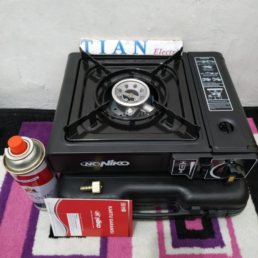 NIKO NK-268 Kompor Gas Portable 2in1 + 1 Gas Buttane