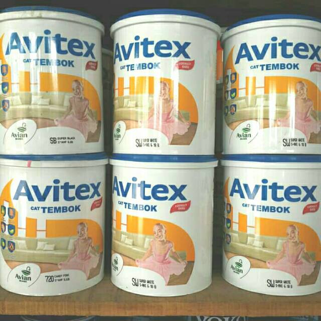 Cat Tembok Plafon Gysum Avitex Interior 1kg