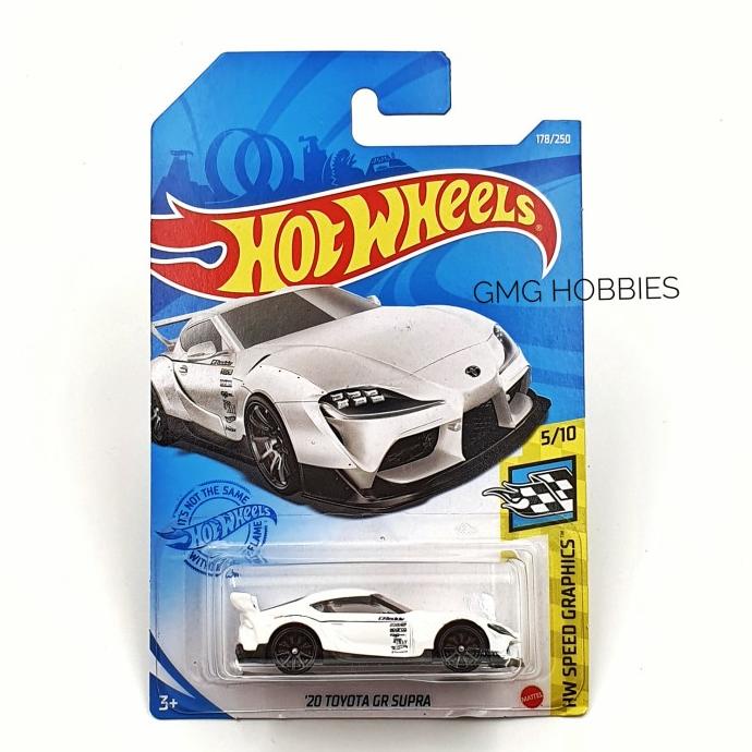 J 2021 '20 TOYOTA GR SUPRA PUTIH HOTWHEELS HOT WHEELS DIECAST MOBIL