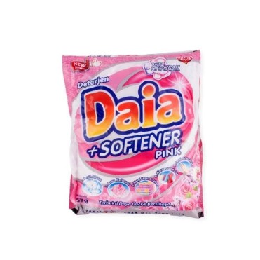 Daia Detergen Deterjen detergen [55gr x 6 sachet] 1 renceng - PINK