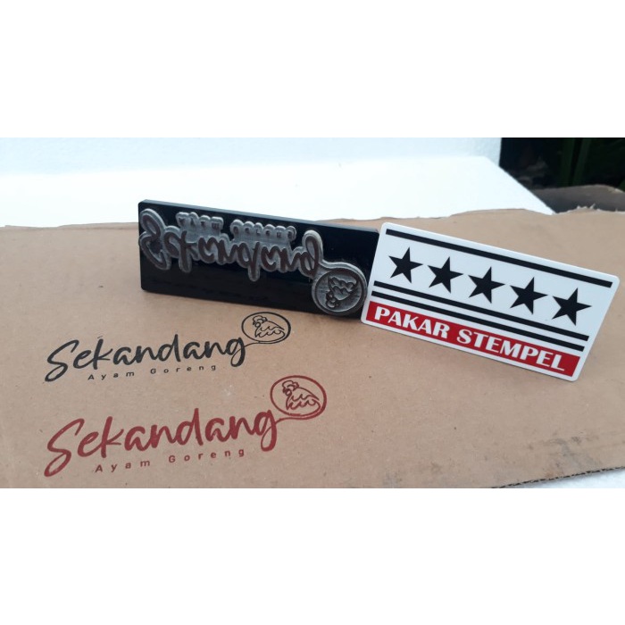 

(TERLARIS) Jual Stempel Jumbo Kardus Stempel Paperbag Stempel Packaging Makanan