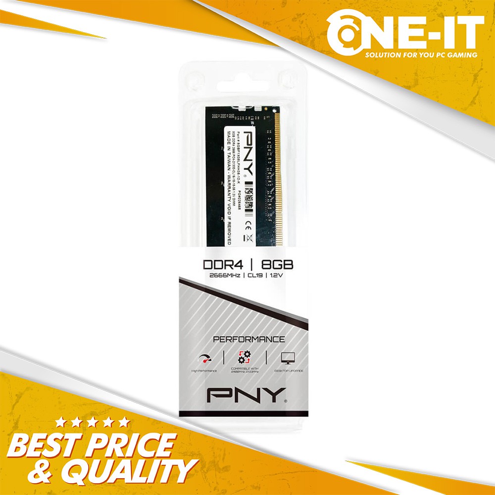 RAM PNY PERFORMANCE 8GB DDR4 2666Mhz Longdimm