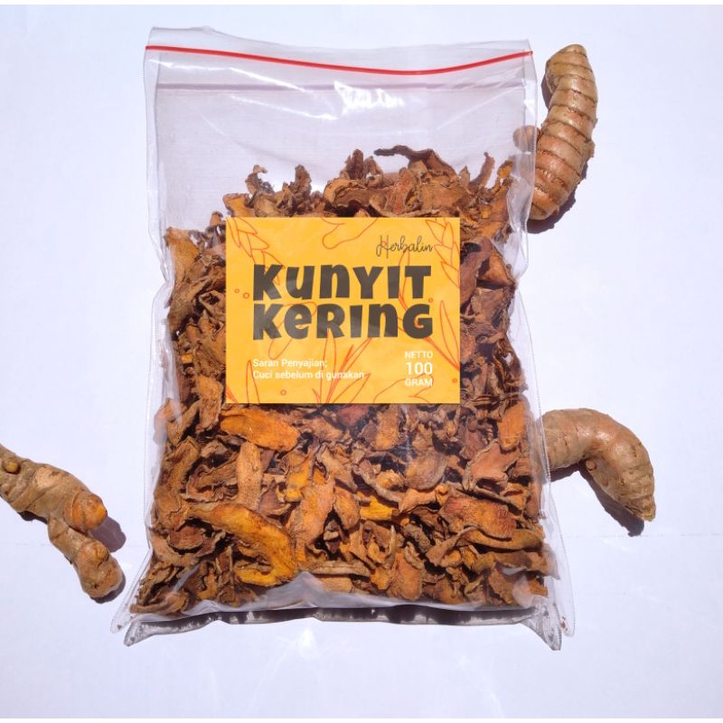 

Kunyit Kering 100 gram / Dried Turmeric / minuman kesehatan / herbal