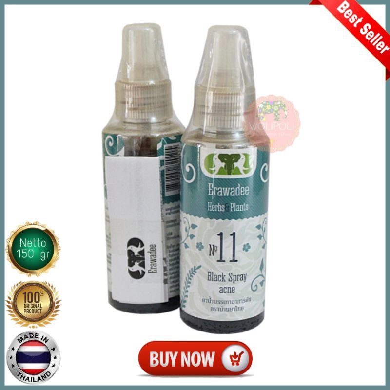 Obat Jerawat Erawadee Black Spray Acne No.11