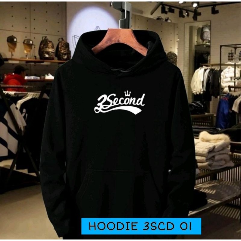 HOODIE 3SECOND UKURAN L XL XXL JAKET 3 SECON HOODIE 3 SECOND MURAH 3SECON KEKINIAN HOODIE 3SECOND JA