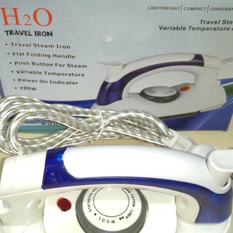 Setrika Lipat Steam Iron Traveling Maxhealth/Setrika Uap mini Lipat