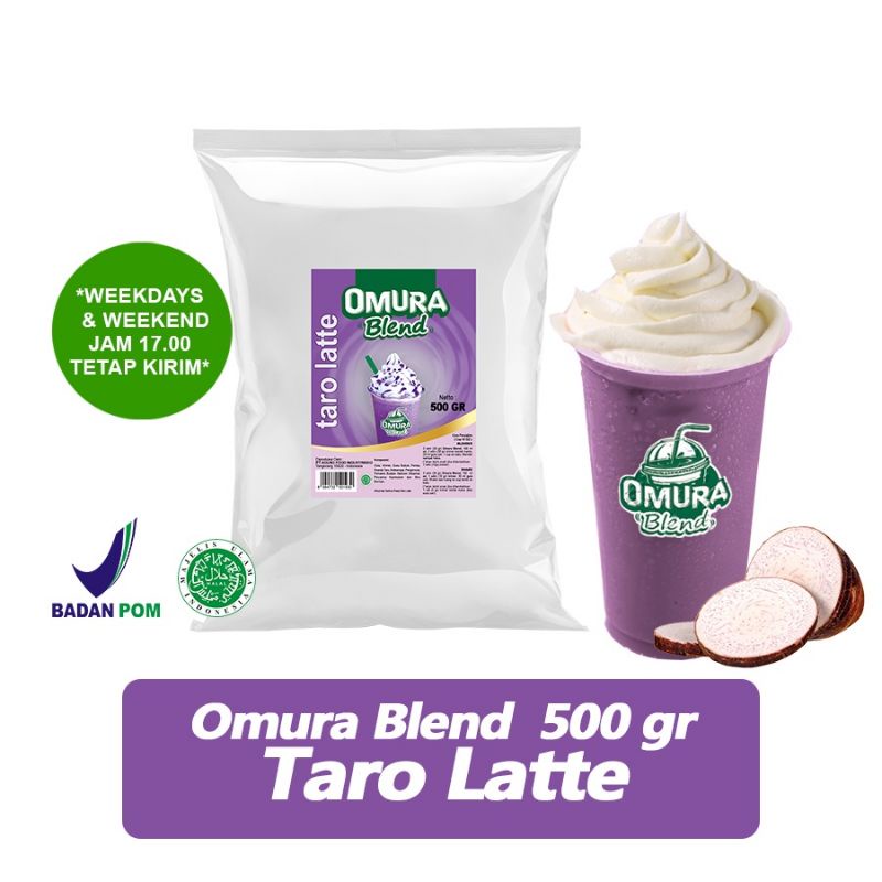 

SERBUK MINUMAN OMURA BLEND TARO LATTE 500 GRAM