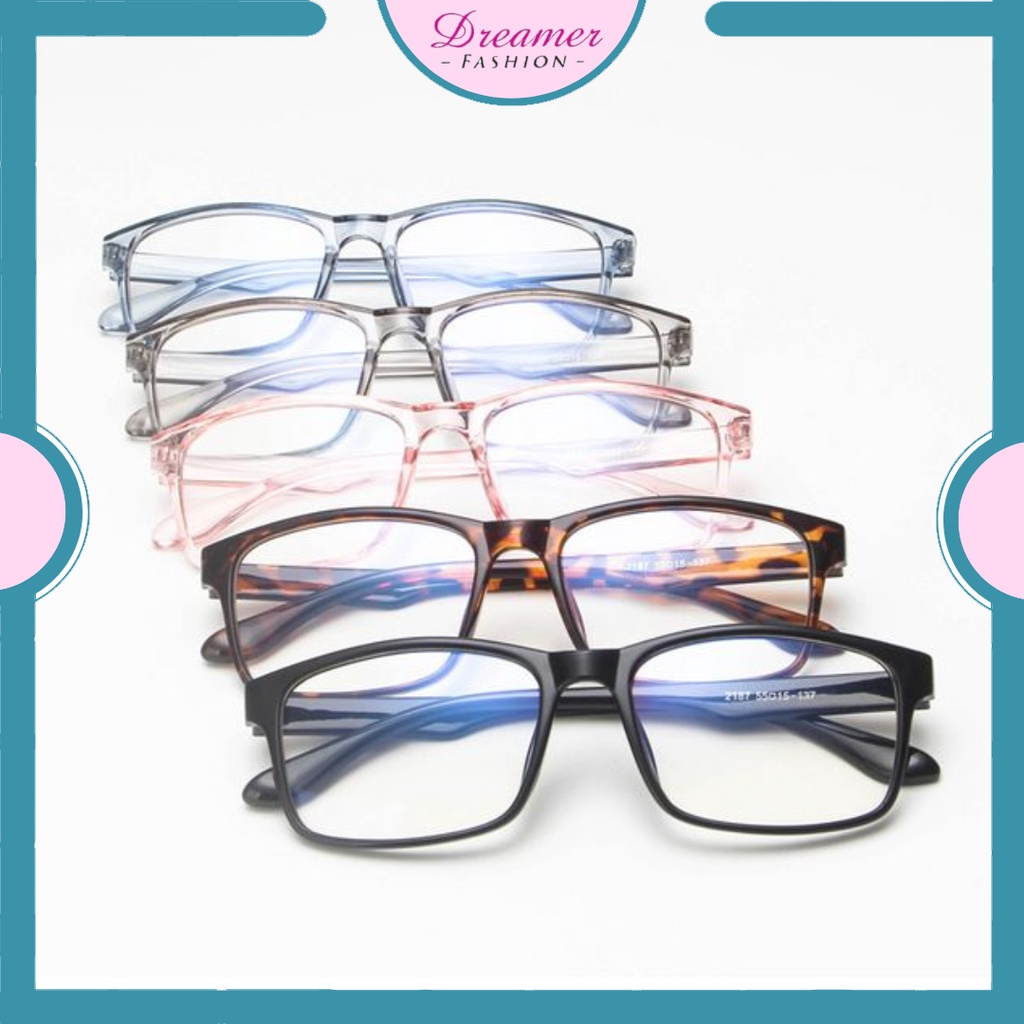 DF VZ029 Kacamata Anti Radiasi Kacamata Wanita Pria Frame Sunglasses Kacamata Fashion Wanita