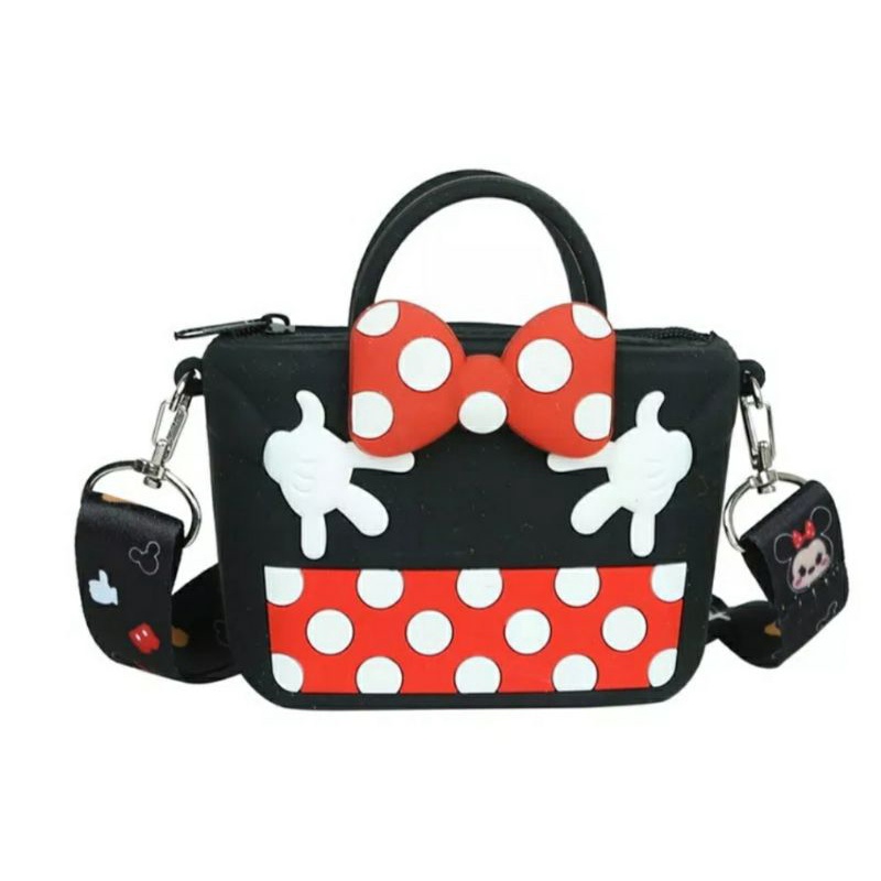 AGF Tas Jelly Rubber anak Import Karakter Kotak