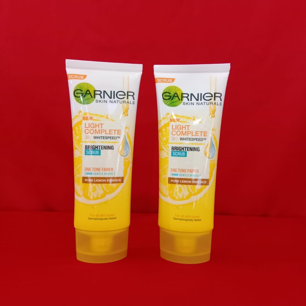 GARNIER LIGHT COMPLETE BRIGHTENING SCRUB 100ML