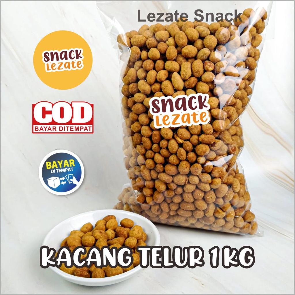 

Sedap Snack - Kacang Telur Kiloan 1Kg Goreng Super Murah / Kacang Telur Medan / Kacang Telor Medan / Kacang Telor Bali
