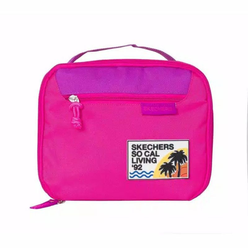 SALE TAS SKECHERS LUNCH BOX PINK ORIGINAL