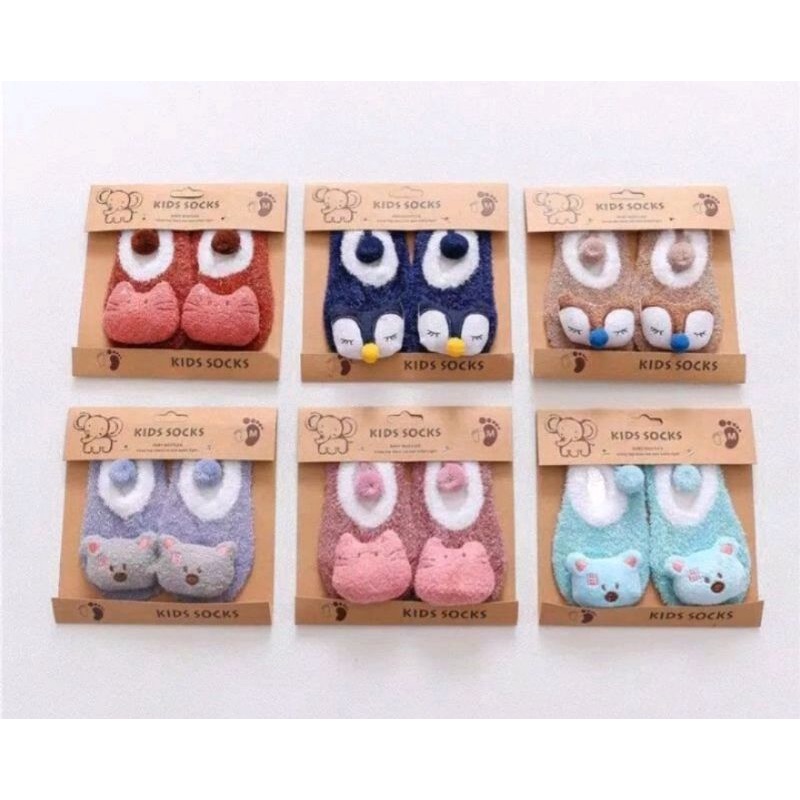 KAOS KAKI PREWALKER BAYI KOREA , KAOS KAKI PREWALKER ANTI SLIP BAYI 3D