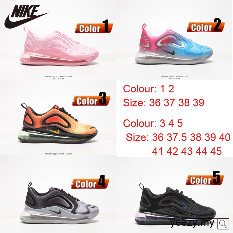 nike air max 720 size 5