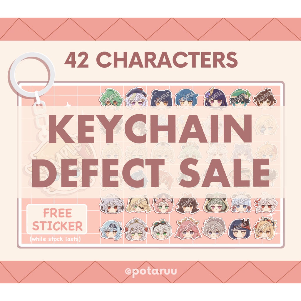 DEFECTS Genshin Impact Acrylic Keychain