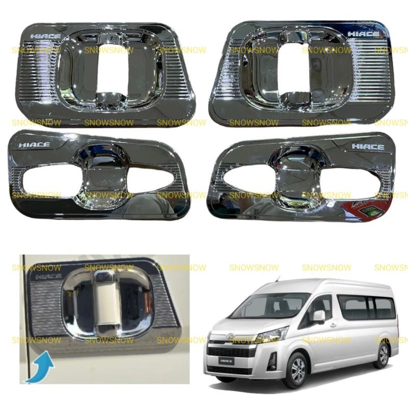 Outer cover mangkok Chrome hiace 2020 jsl