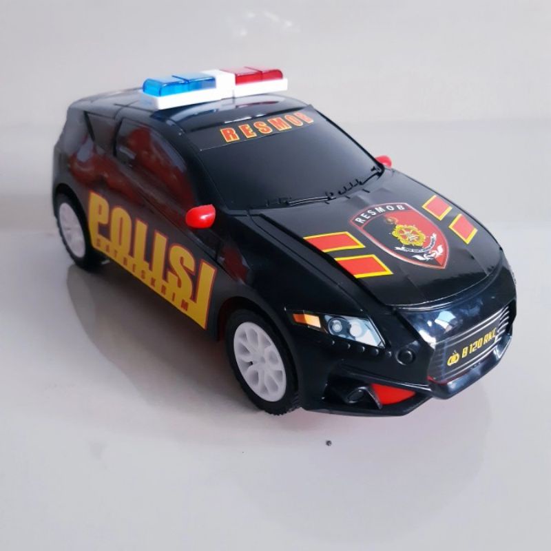 Mainan Mobil Polisi Resmob - Miniatur Mobilan Sedan Satreskrim Anak