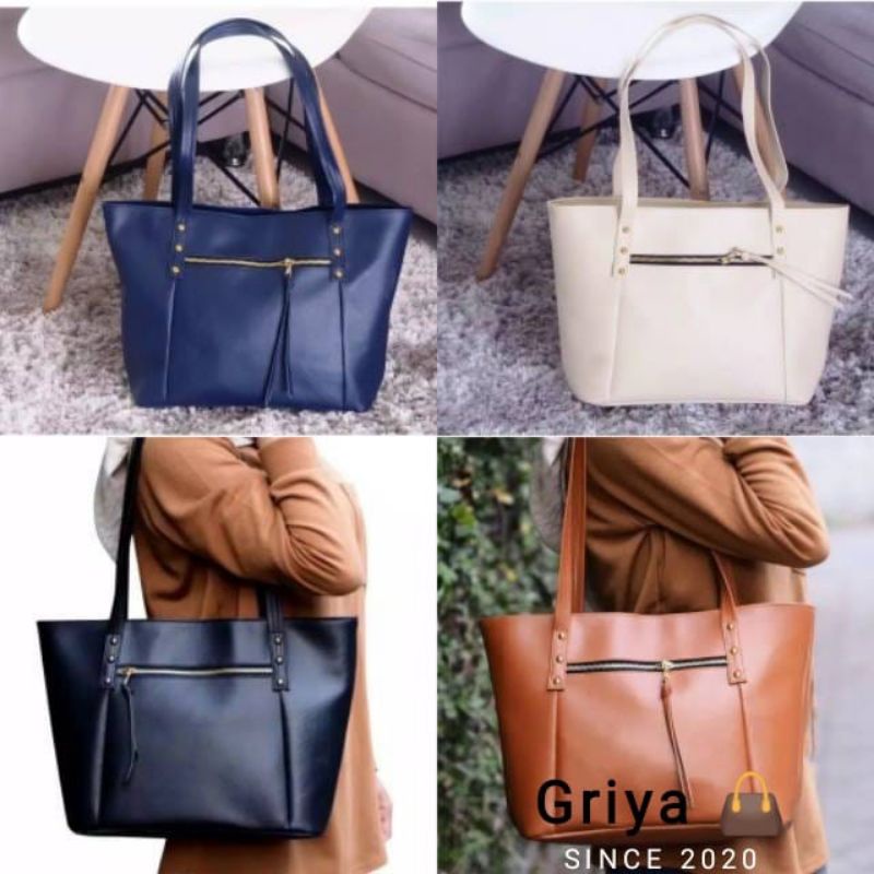 Griya Tas Wanita Tote Bag Candy Zipper Cantik murah