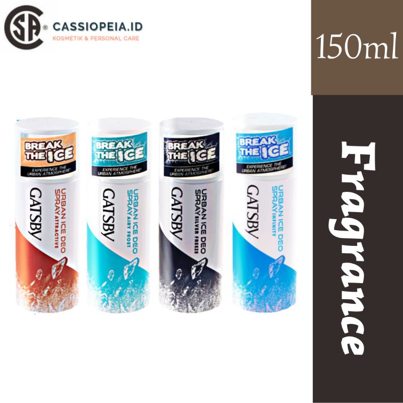 GATSBY Urban Ice Deo Spray 150ml
