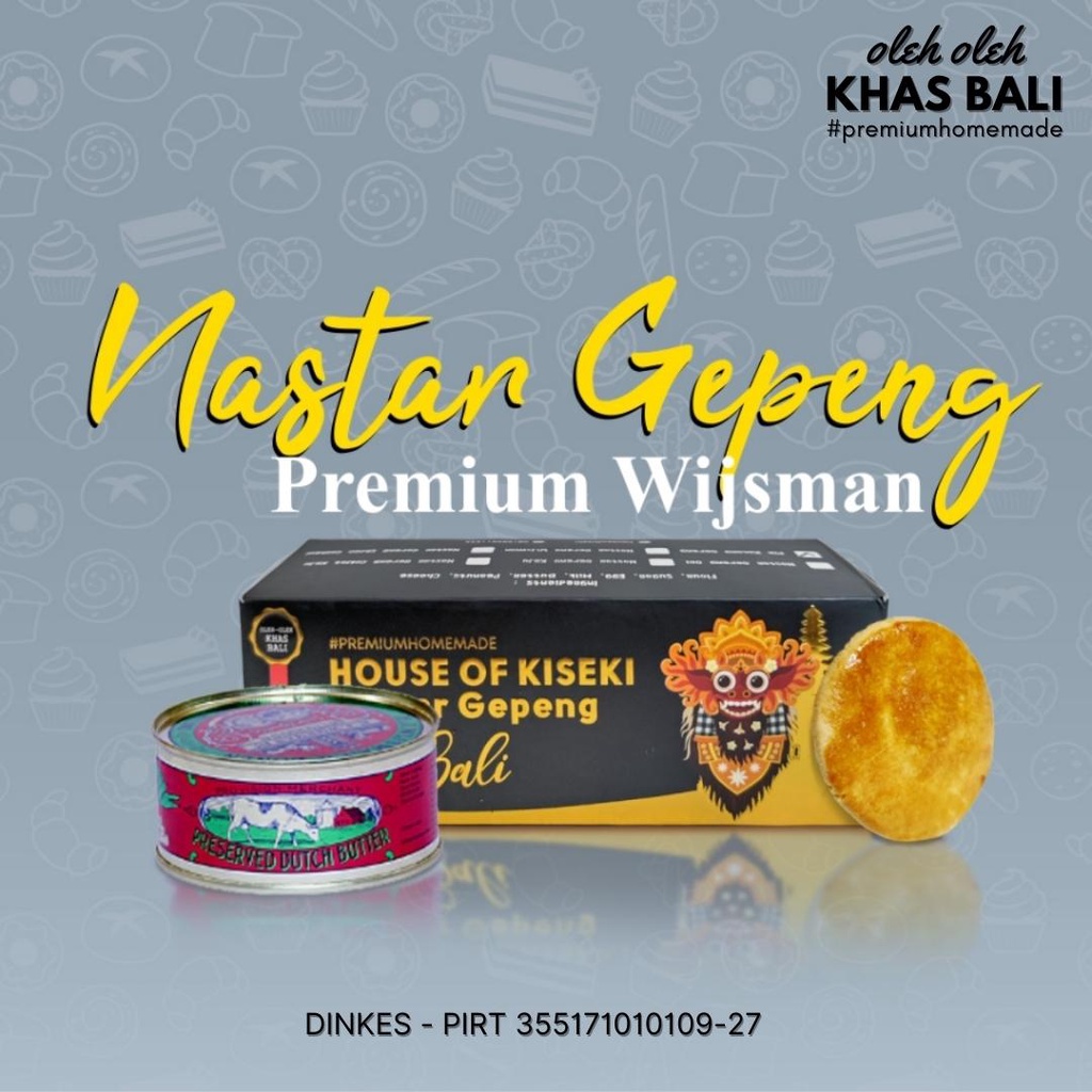 

Nastar Gepeng Premium Wijsman Homemade House of Kiseki Bali