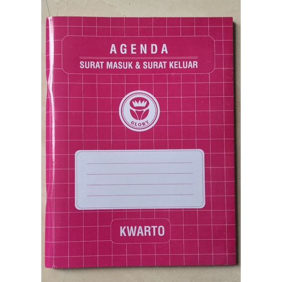 Jual Buku Agenda Surat Masuk And Surat Keluar Ukuran Kwarto Merk