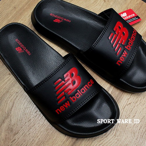 Sandal Slop Karet Pria N3w BaIanc3-Hitam Merah-Import-2