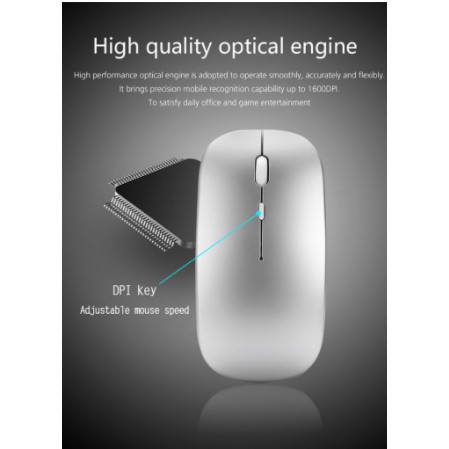 Mouse wireless/Mouse gaming /Silent wireless mouse /Mouse Gaming Wireless Bluetooth Rechargeable