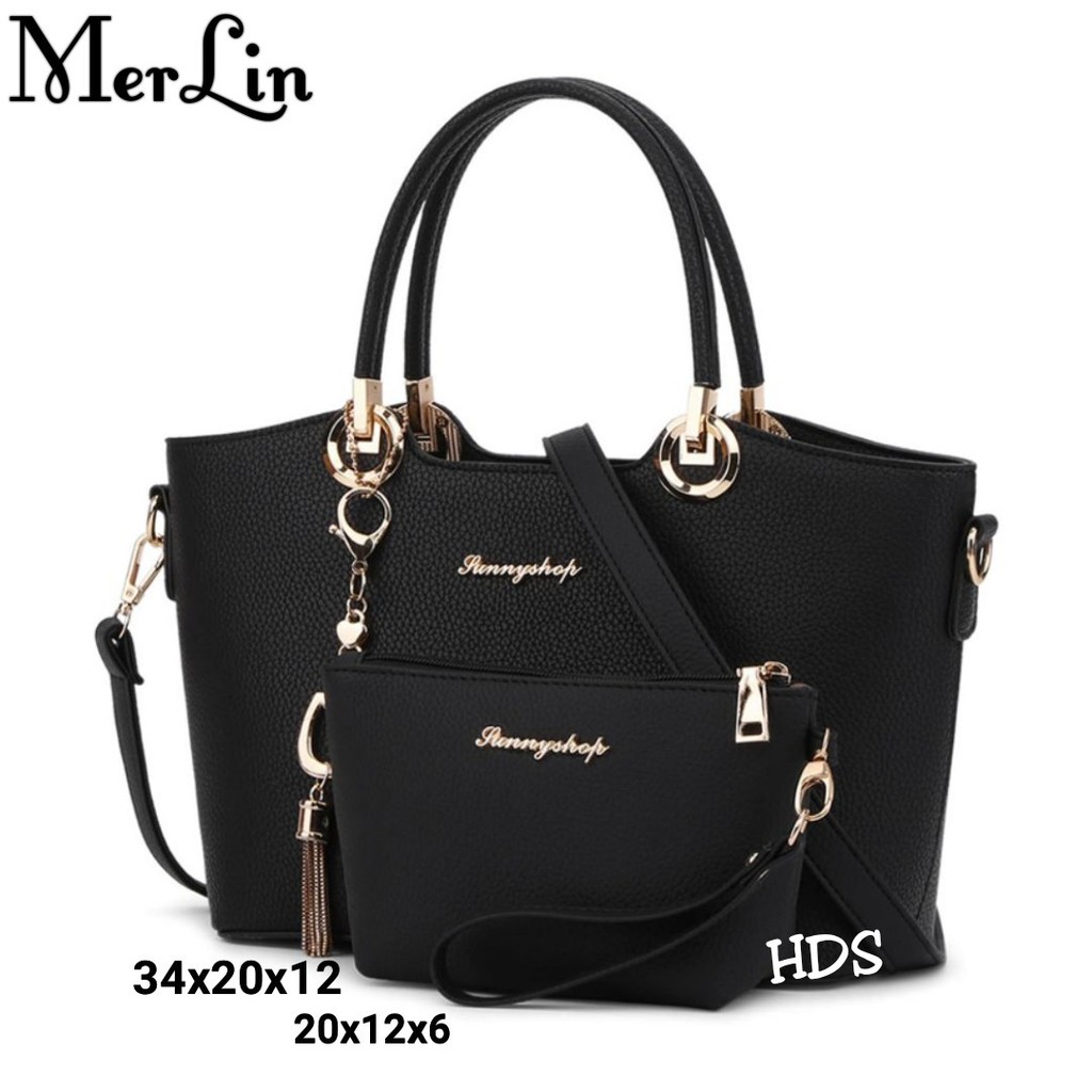 Bisa Cod M45 Tote Bag Kulit 2in1 Merlin