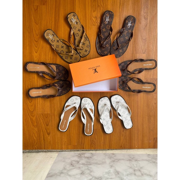 sandal lv jepit/sandal jepit import/sandal lv teplek/sandal import/sandal jepit
