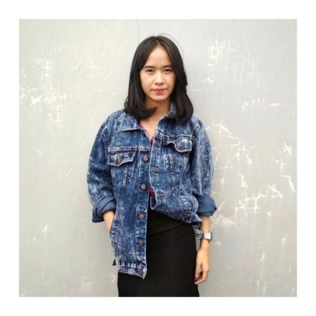 jaket jeans washed