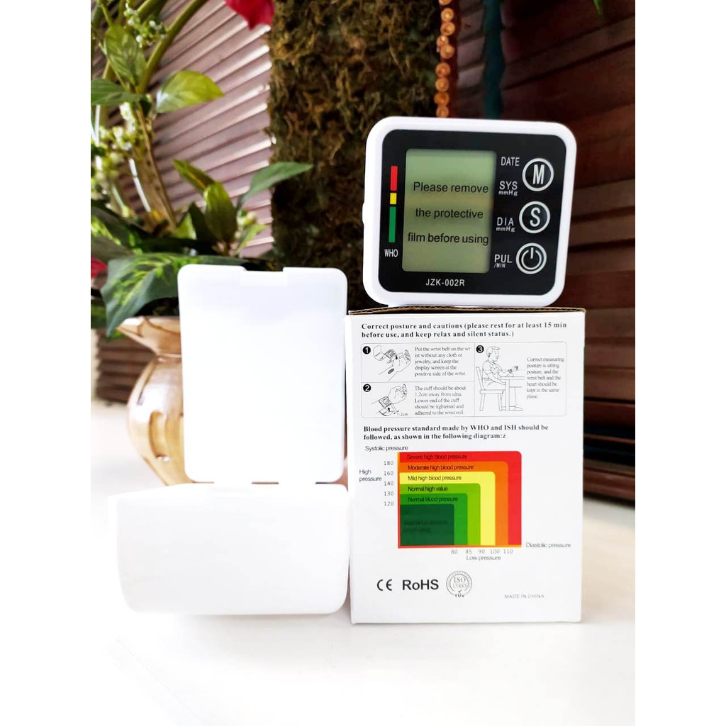 Tensimeter Monitor Pergelangan Tangan JZIKI digital JZK-002R - B46007