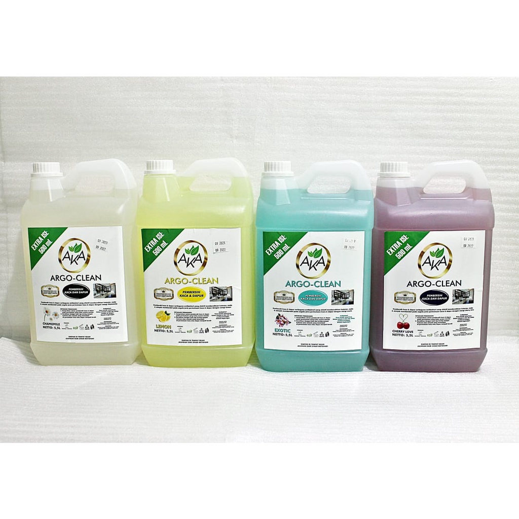 AKA PREMIUM ARGO-CLEAN Pembersih Kaca dan Dapur  5 Liter