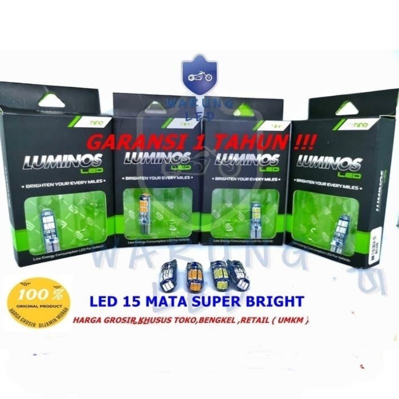 led t10 lampu rem sen senja luminos