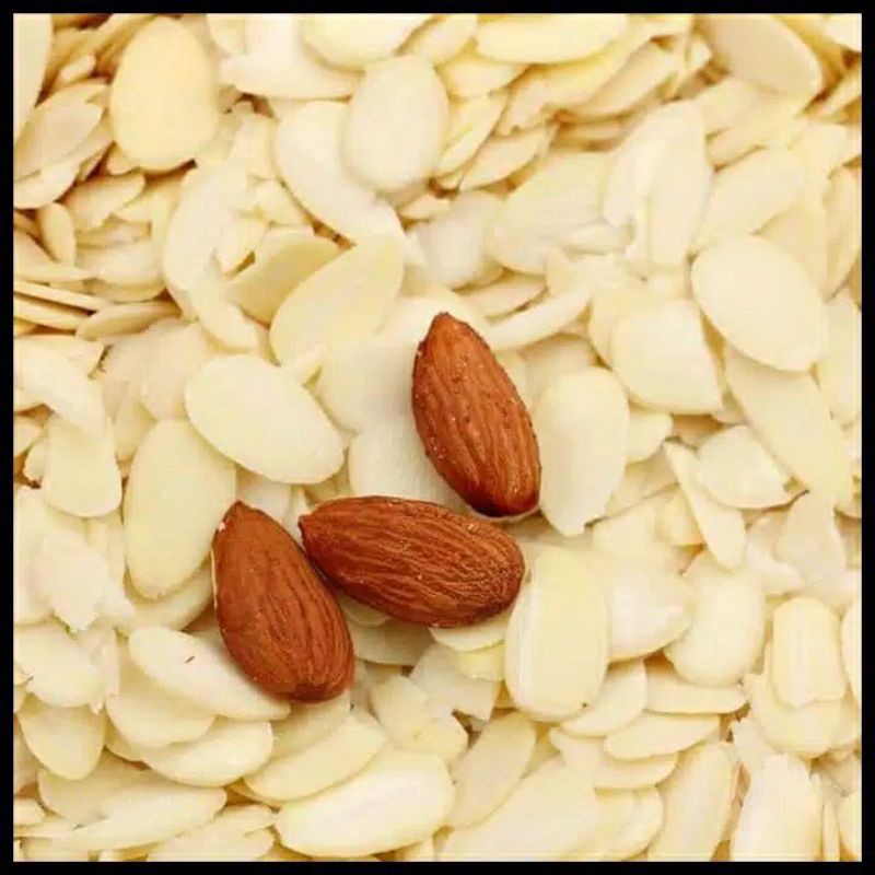 

Almond Panggang Iris - Roasted almond slice - Almond iris - Almond Slice natural - Almond Renyah