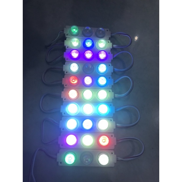 Lampu LED Modul 3 Mata Jumbo RGB 24V