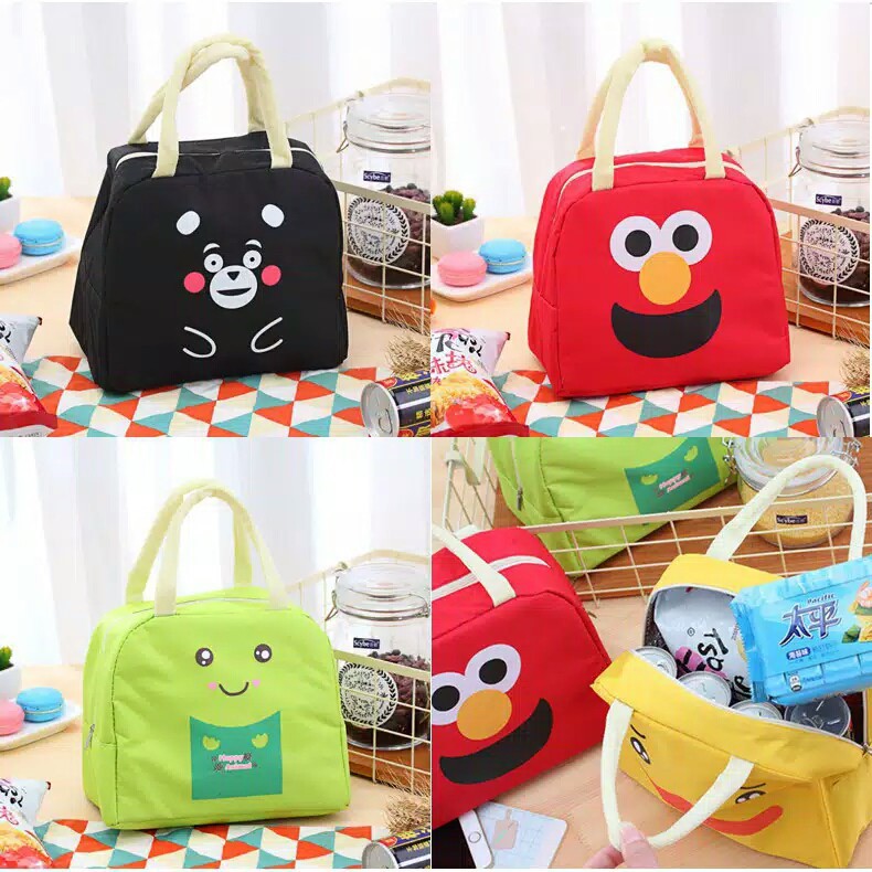 Kiarashafa - Lunch Bag / Cooler Bag / Tas Penyimpanan ASI [Free Ice Gel Pack] / Tas Makan Siang