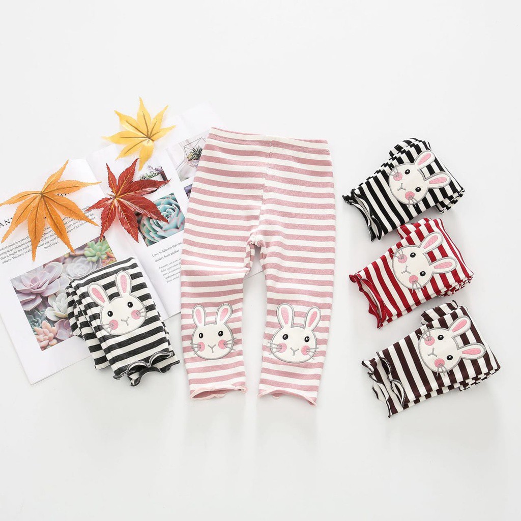 Plazababyku LEGGING SALUR IMPORT celana legging anak motif bunya lucu import PART 2