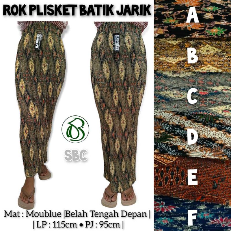 ROK PLISKET BATIK JARIK