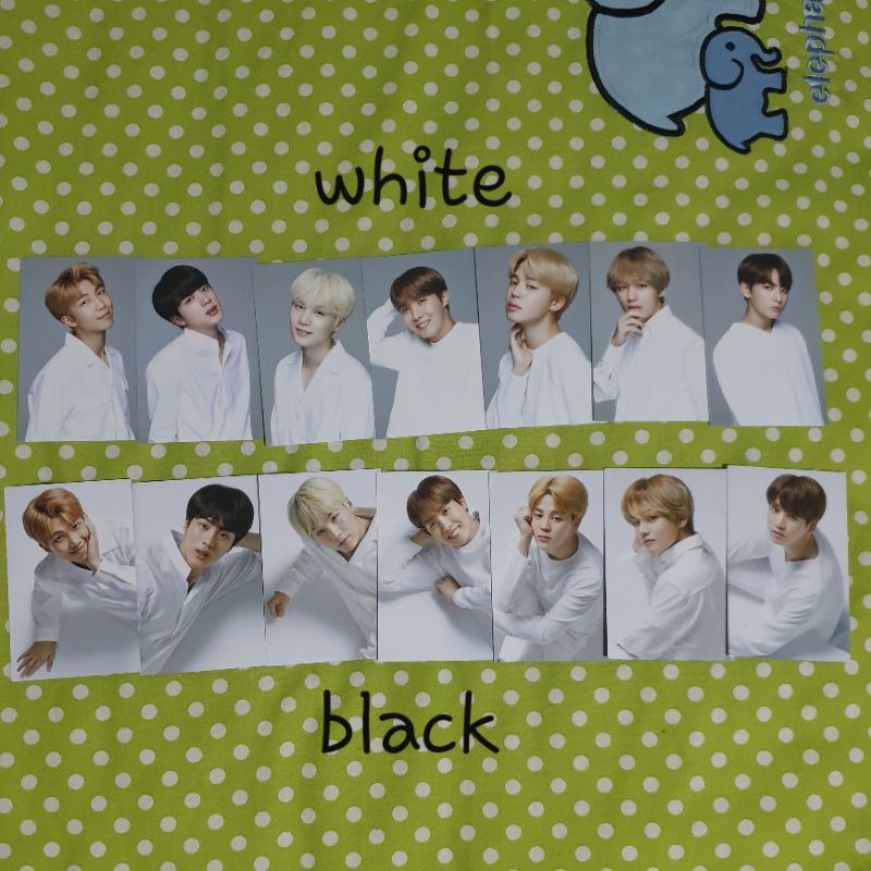 Official BTS x VT Photocard