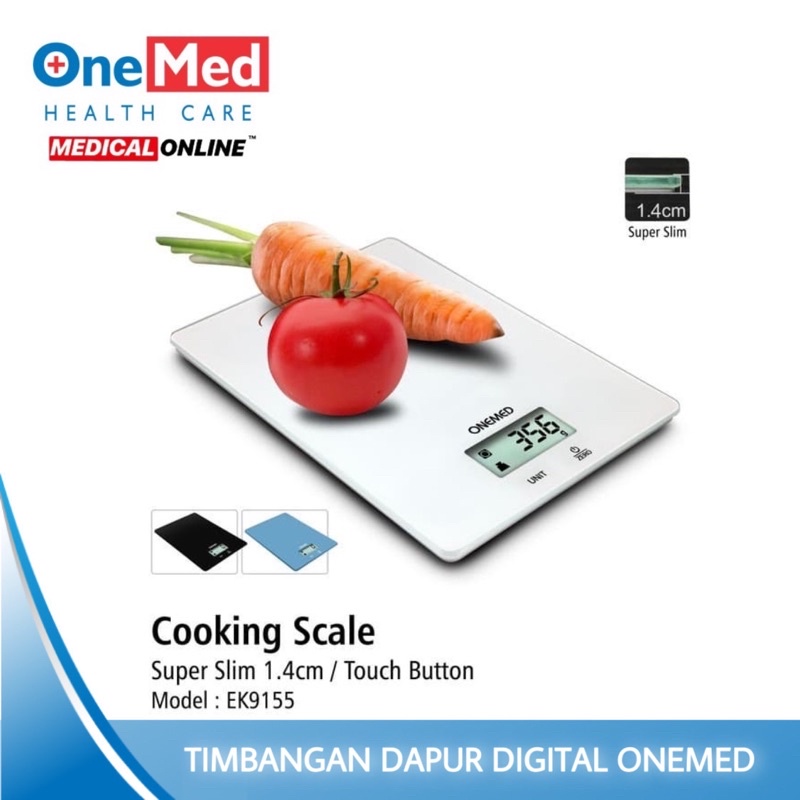 TIMBANGAN DAPUR ONEMED EK-9155 KITCHEN SCALE MEDICAL ONLINE MEDICALONLINE