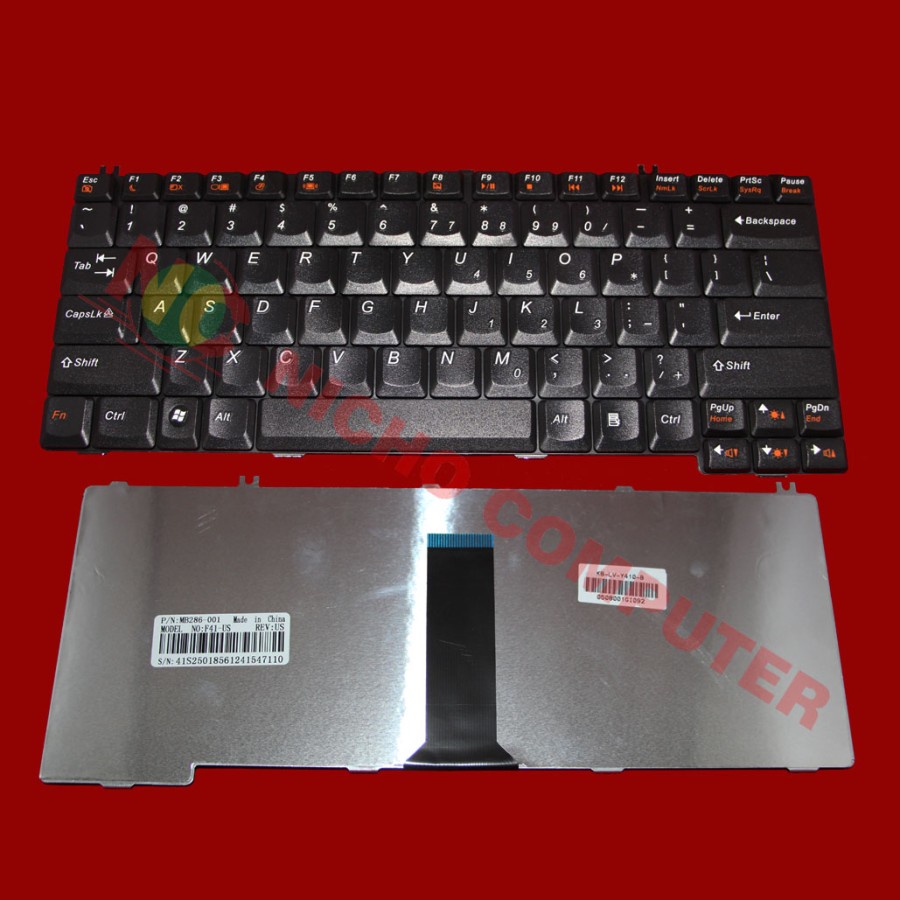 KEYBOARD LENOVO IDEAPAD Y300 Y410 U330 BLACK