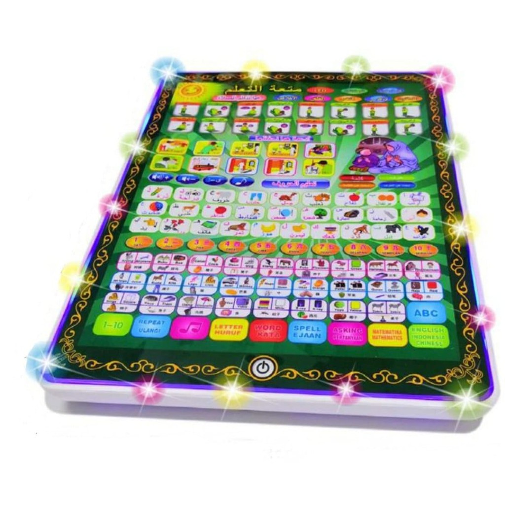 Playpad muslim 4 bahasa MAINAN EDUKASI ANAK