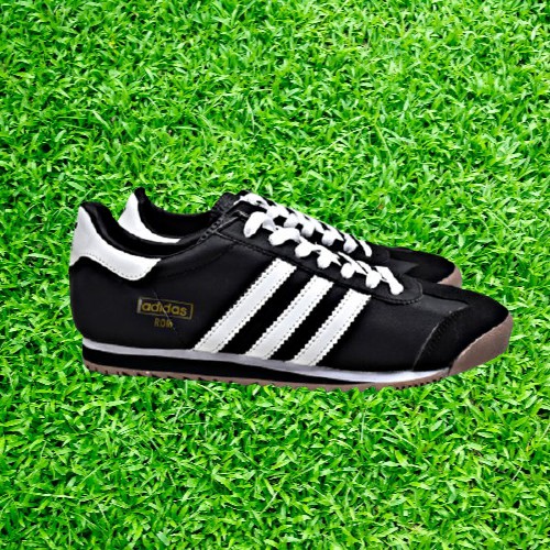 Adidas Rom / sepatu murah terbaik / sneaker import / sepatu lari pria wanita / black white