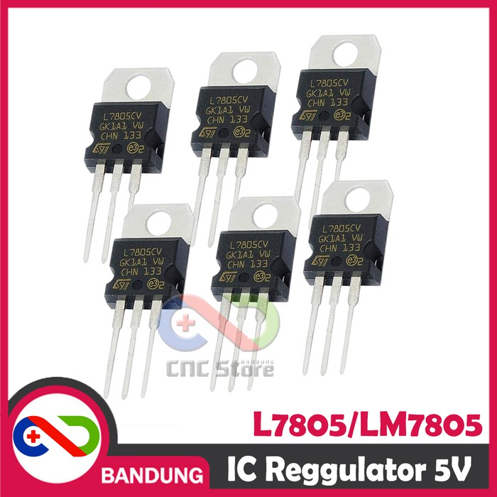 L7805CV L7805 7805 TO-220 POSITIVE VOLTAGE REGULATOR 5V