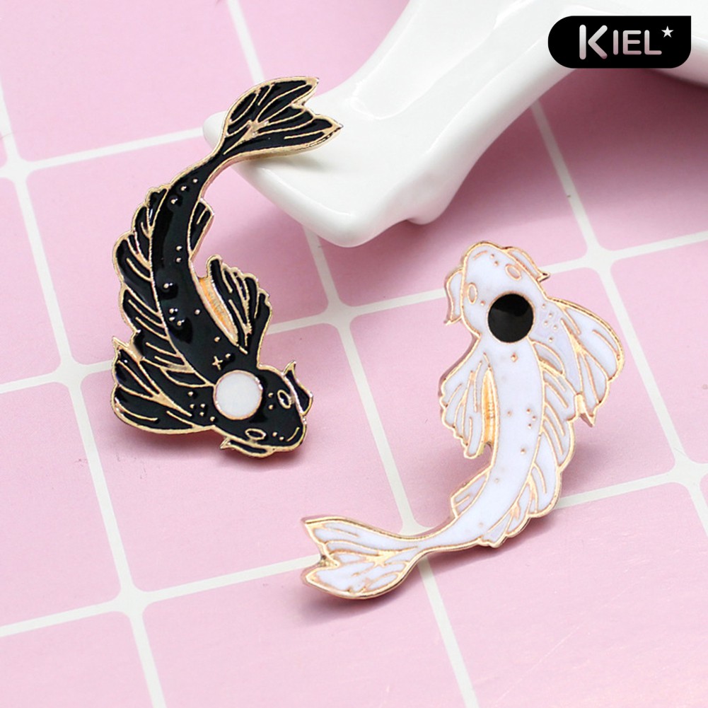 Bros Pin Enamel Desain Kartun Ikan Mas Untuk Unisex Shopee Indonesia