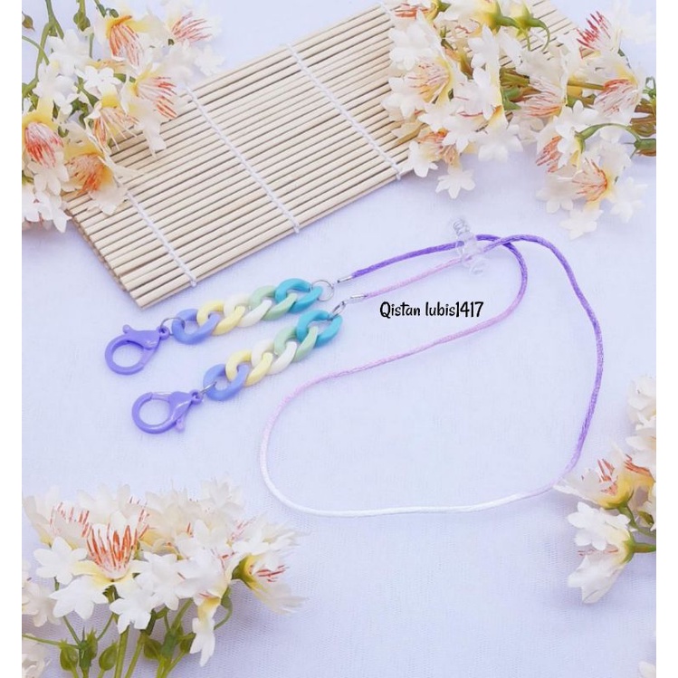 Strap mask rantai dove beli 10 free 2