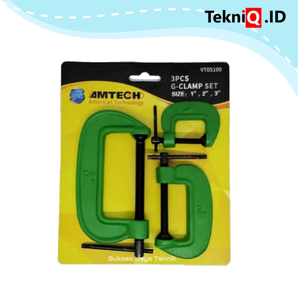 Jual Penjepit Amtech Klem C Set Pcs Catok Clamp Inch Murah Shopee Indonesia